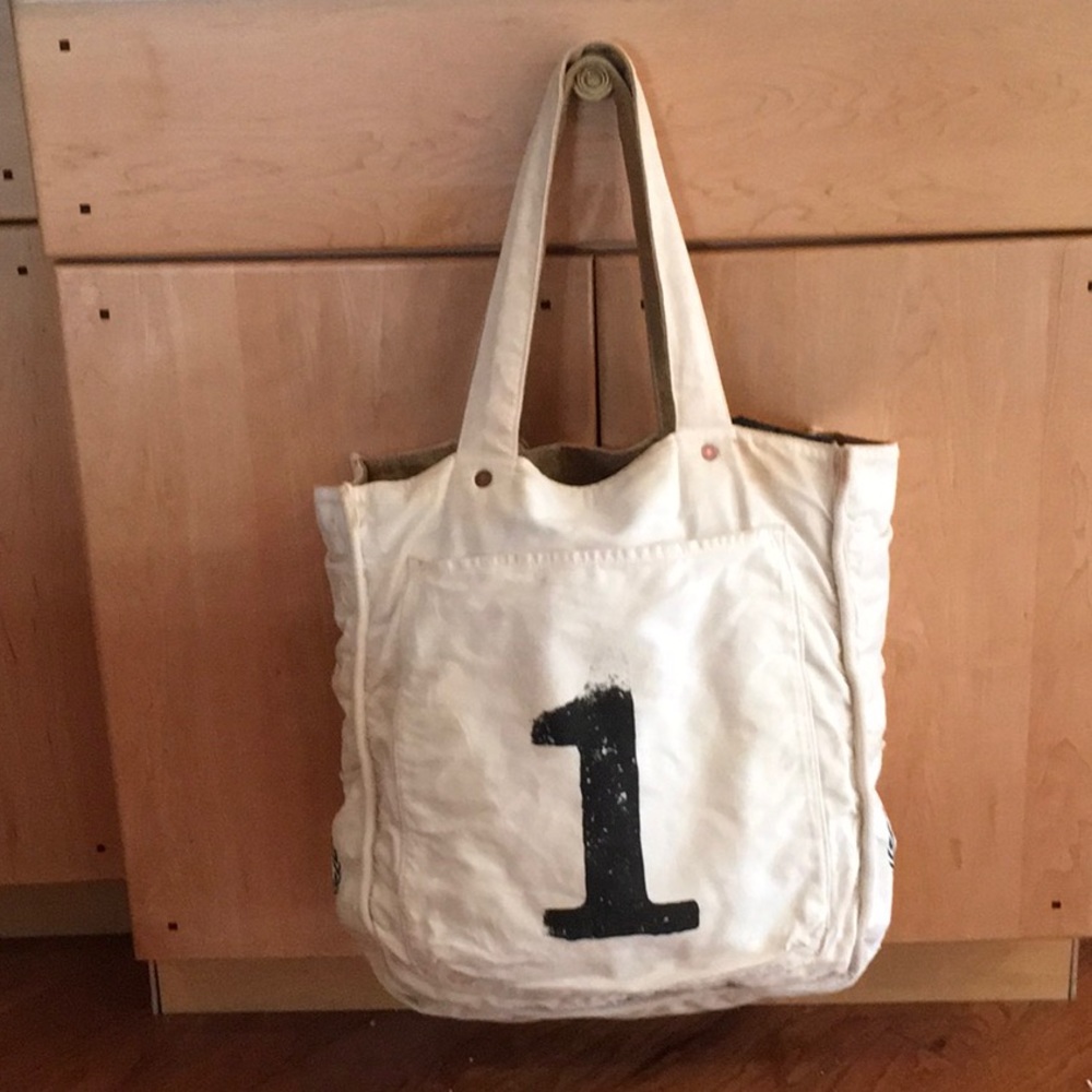 FEED Burlap/Canvas Bag Reversible by WFP - Picture 6 of 12